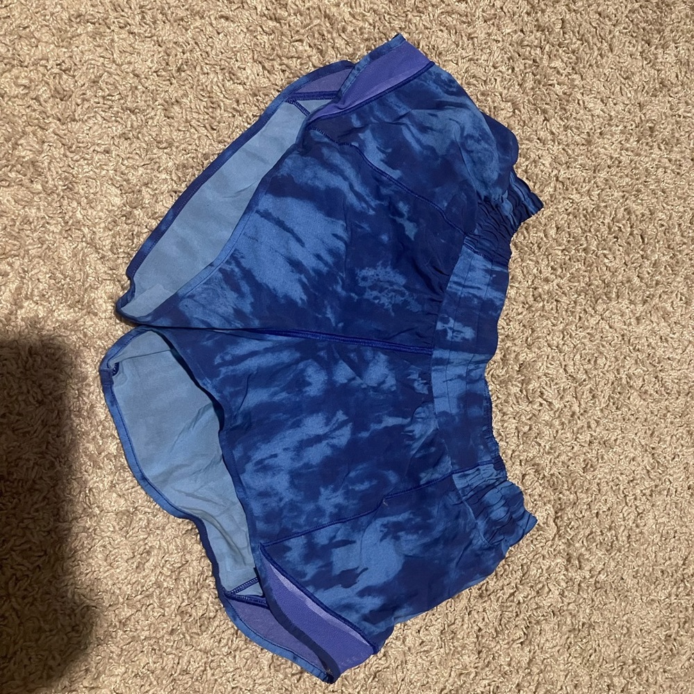 LULULEMON HOTTY HOT GAME DAY BLUE TYE DYE